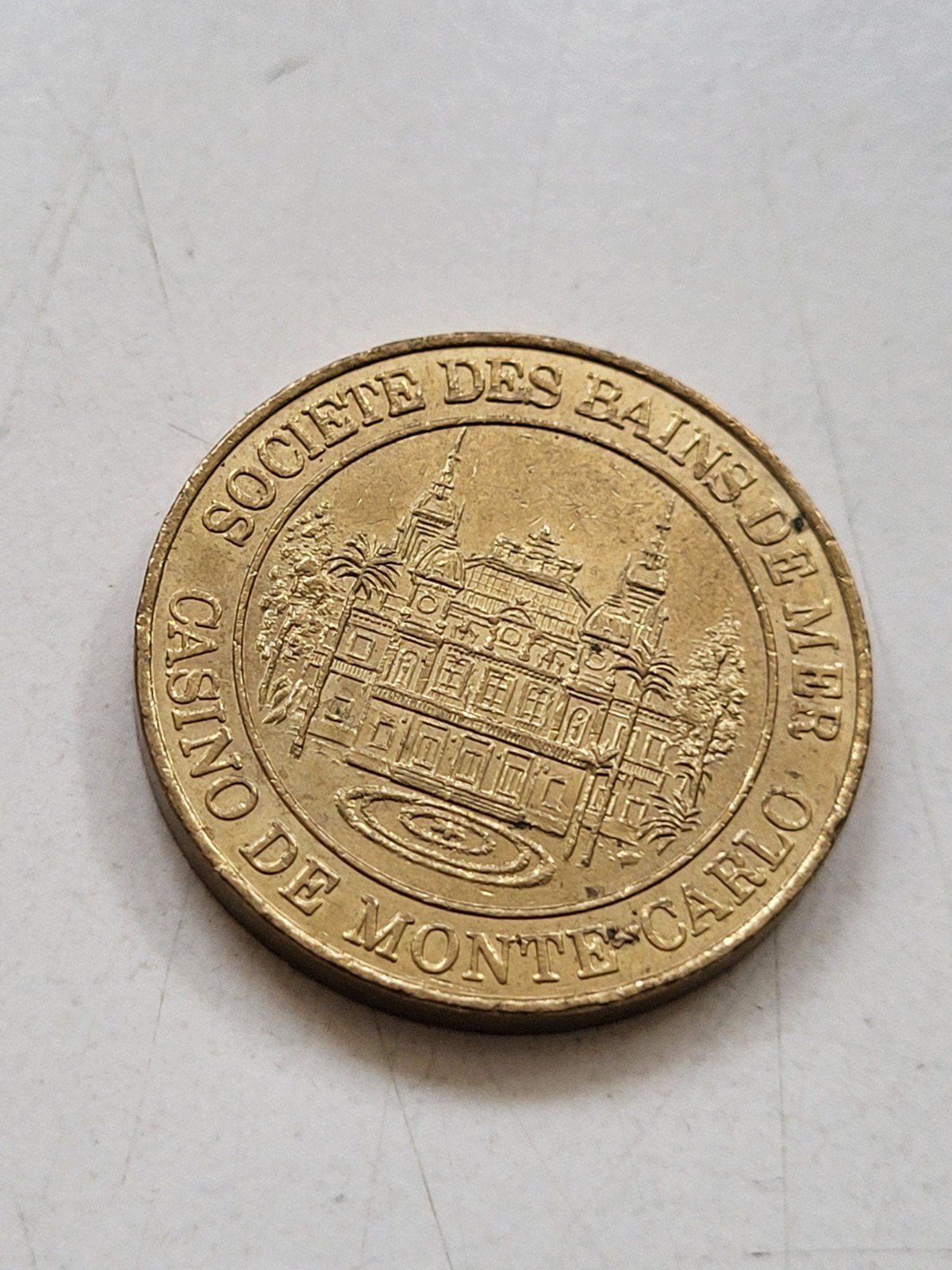 Monaco Monte Carlo Casino € 0,50 Jetton Munt, Ophalen of Verzenden