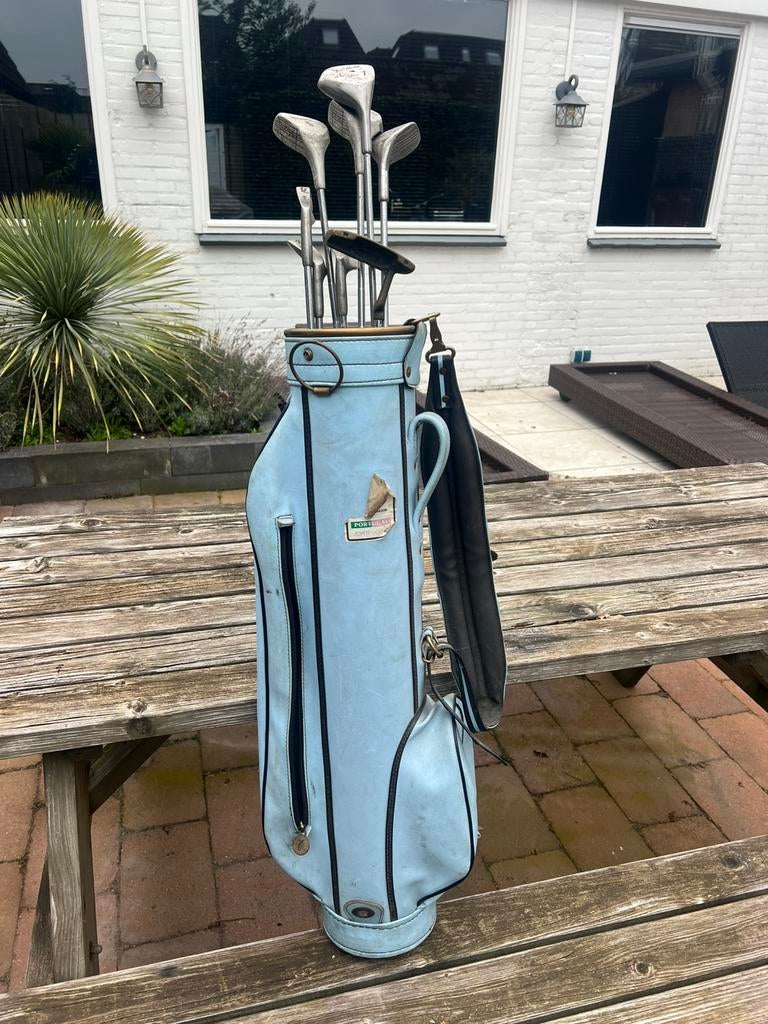 Vintage Burton Golftas jaren 70/80 verzamelobject, Ophalen of Verzenden, Gebruikt