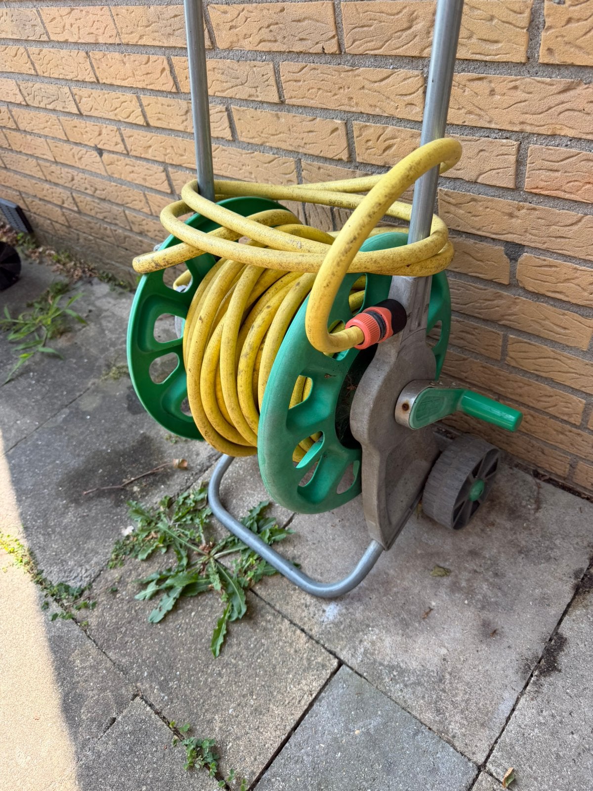 Tuinslanghaspel, Ophalen, Gebruikt, Tuinslang