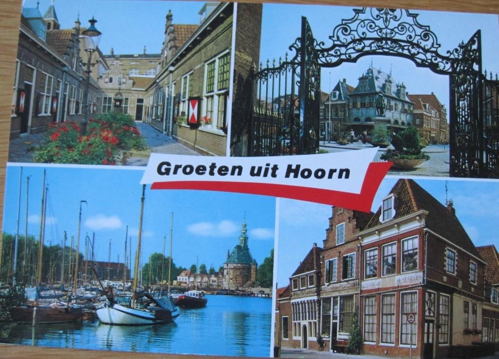 Vier keer groeten uit Hoorn - nieuw, Verzenden, 1980 tot heden, Ongelopen, Noord-Holland