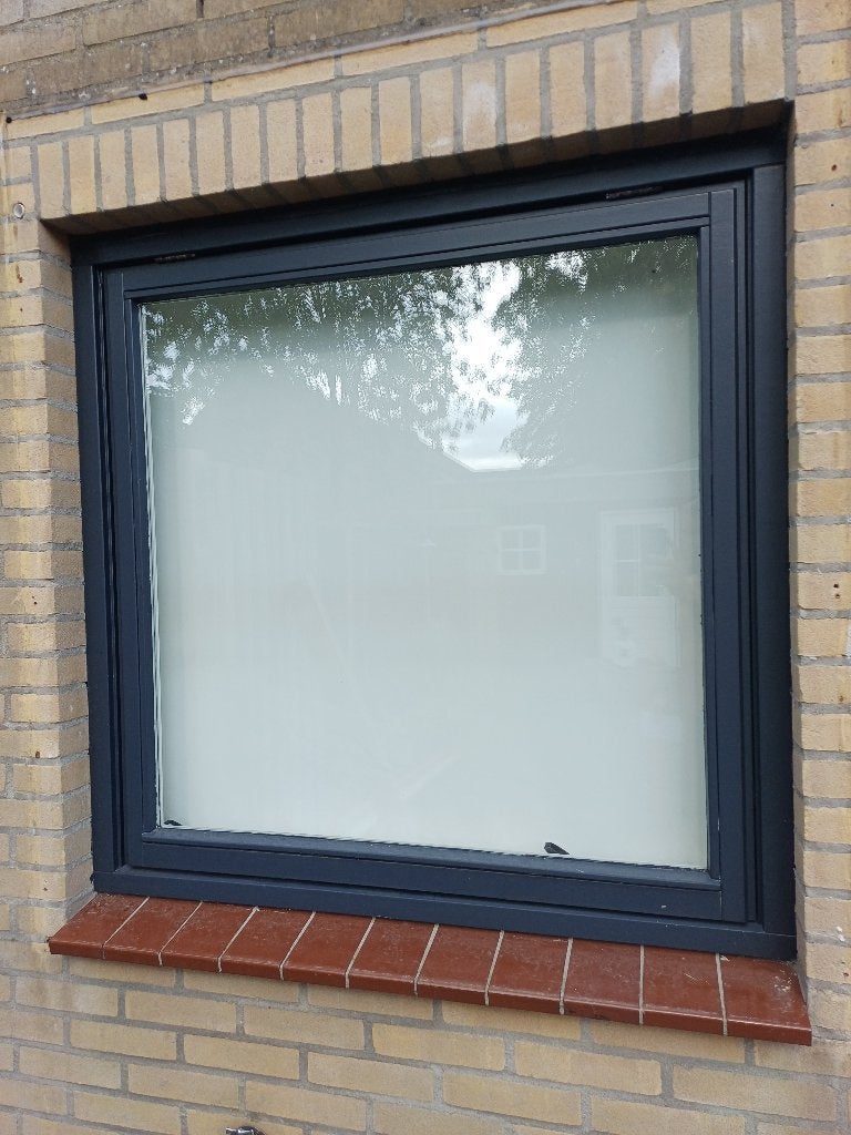 Raam met kozijn, Doe-het-zelf en Verbouw, Glas en Ramen, Ophalen, Gebruikt, Dubbelglas, 120 tot 160 cm