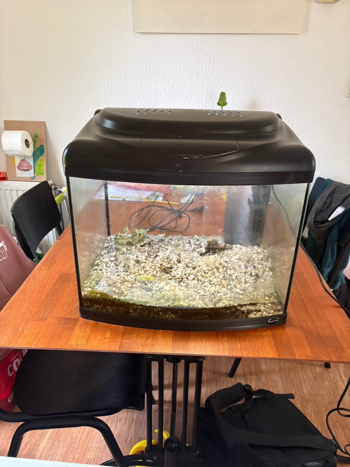 Aquarium SuperFish aqua 60, Dieren en Toebehoren, Vissen | Aquaria en Toebehoren, Ophalen, Gebruikt, Leeg aquarium