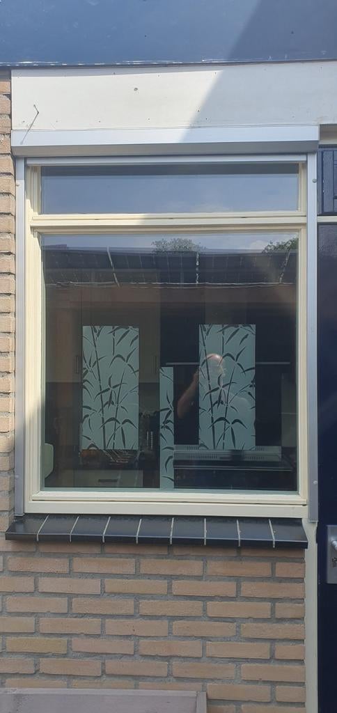 Zonwering screen - Handmatige bediening, Gebruikt, 100 tot 150 cm, 100 tot 150 cm, Ophalen of Verzenden