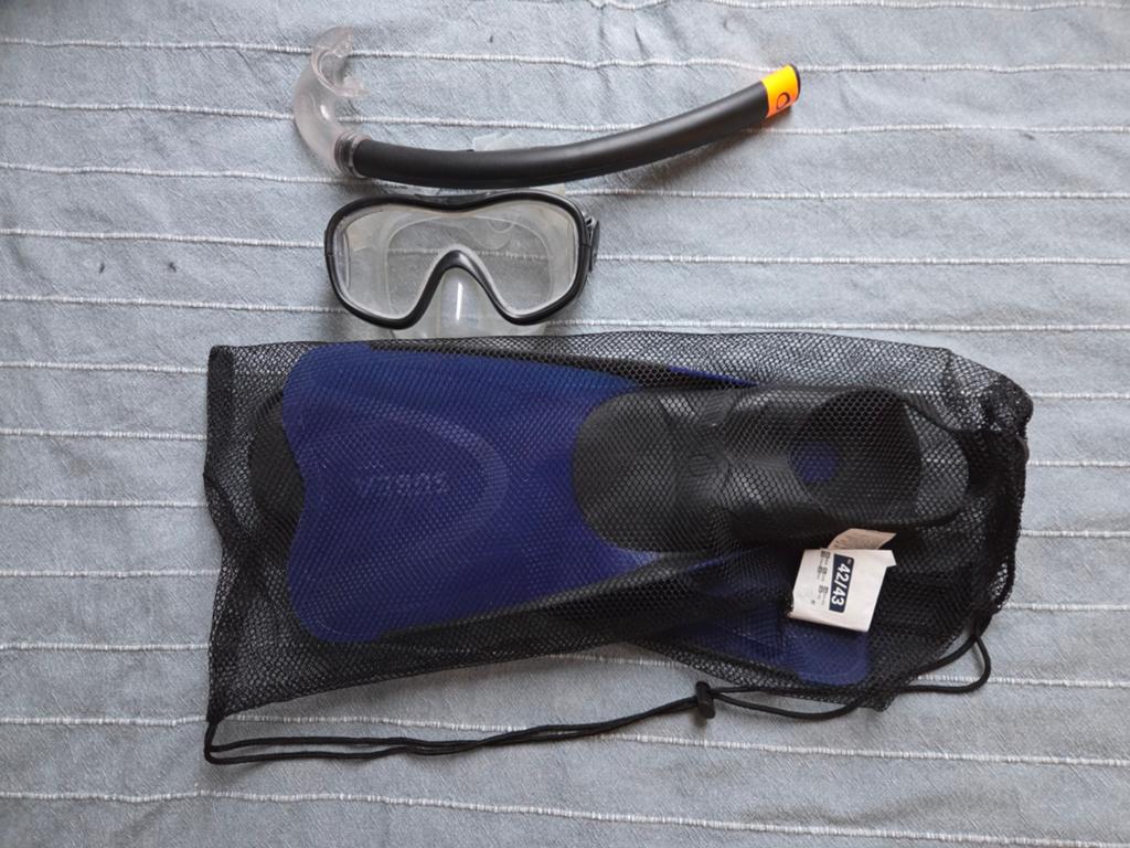 Snorkel set maat 42/43, Ophalen, Zo goed als nieuw, Snorkelset