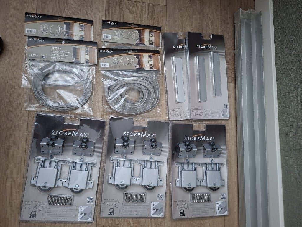 StoreMax rail, Ophalen, Nieuw, Rvs, Schuif of Grendel