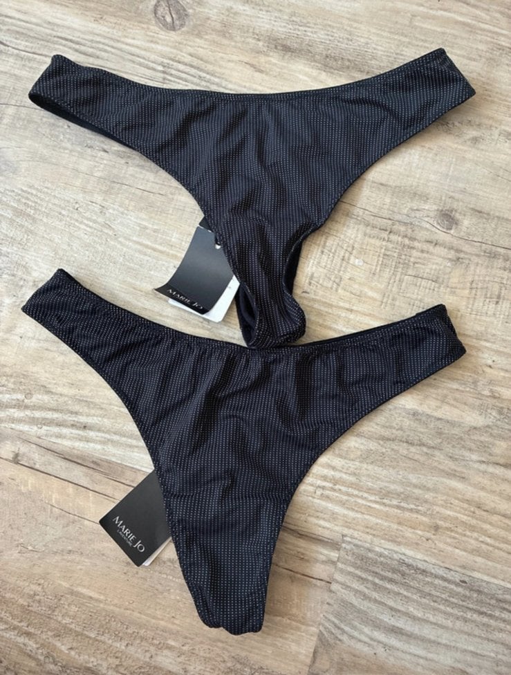 2 nieuwe Marie Jo strings 38, Ophalen of Verzenden, Zwart, String