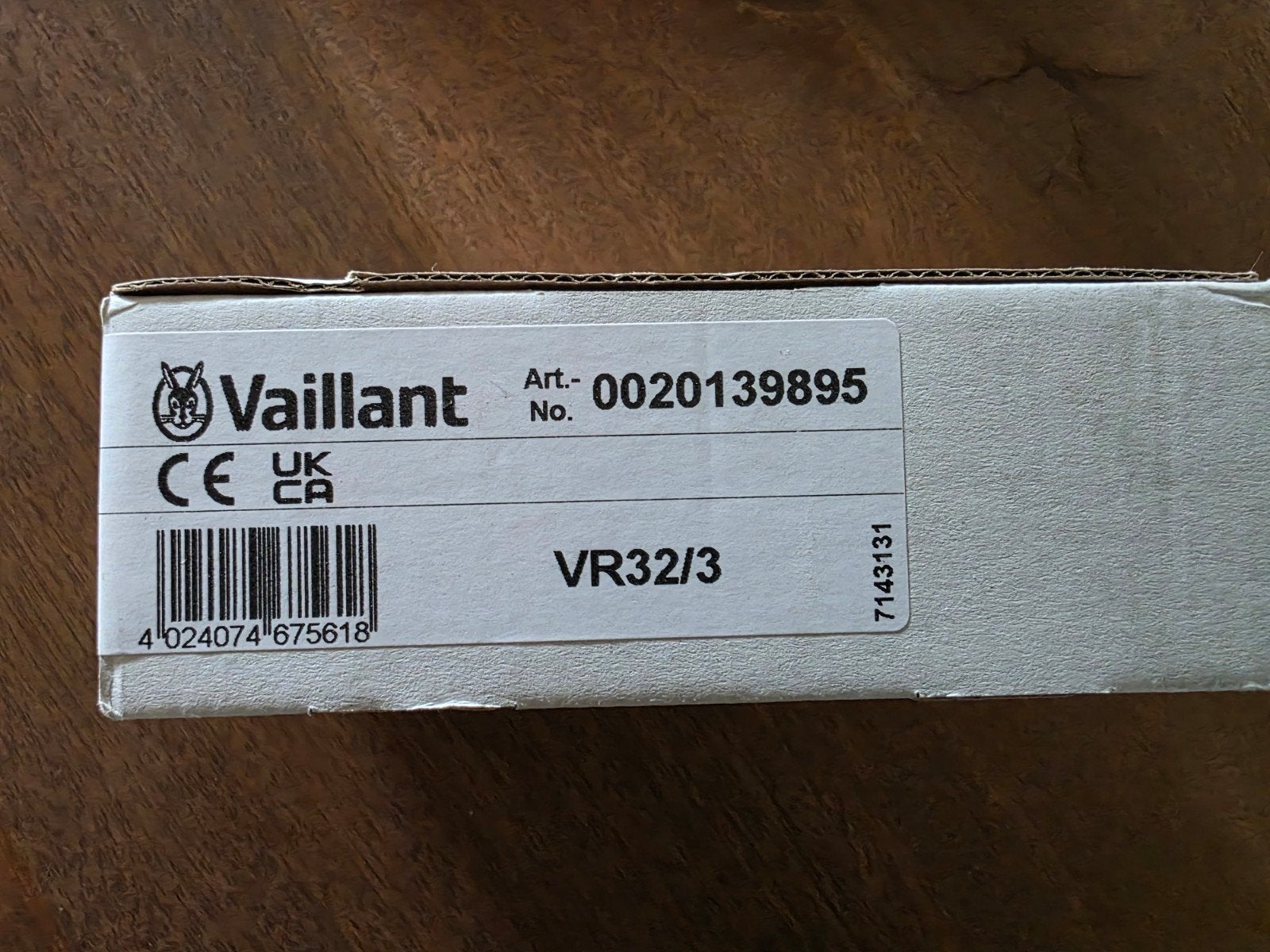 Vaillant VR 32/3, Ophalen of Verzenden, Nieuw