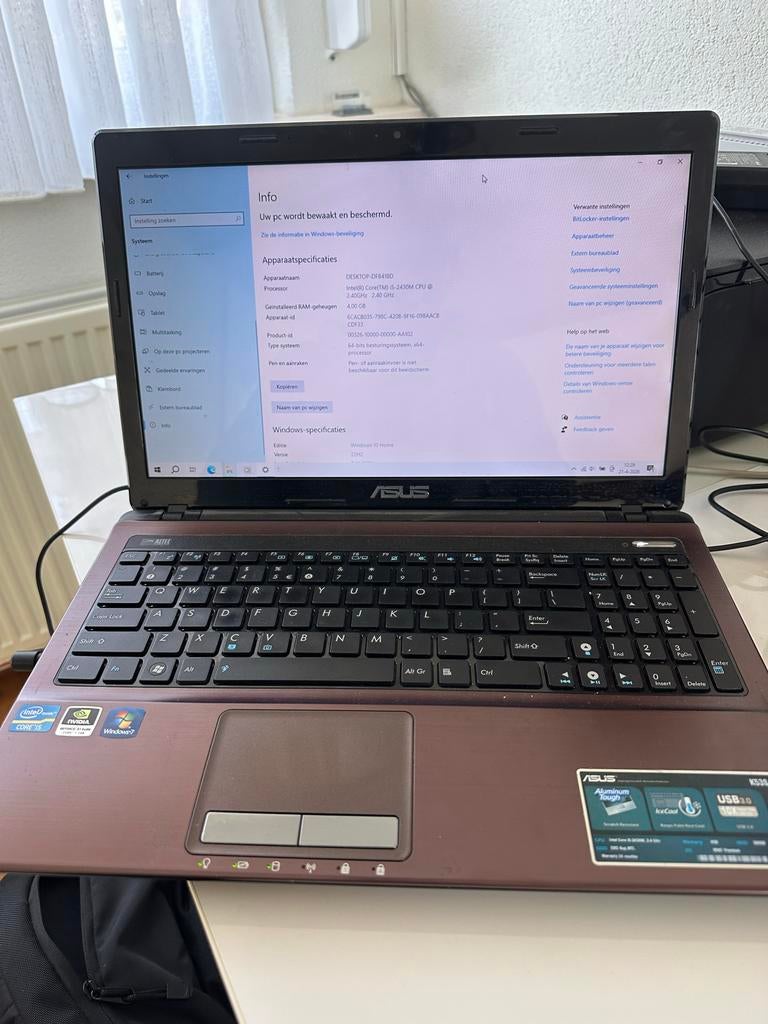 Asus K53S Laptop - Intel Core i5, 4GB RAM, NVIDIA GT 540M, Computers en Software, Windows Laptops, Gebruikt, 15 inch, HDD, 2 tot 3 Ghz