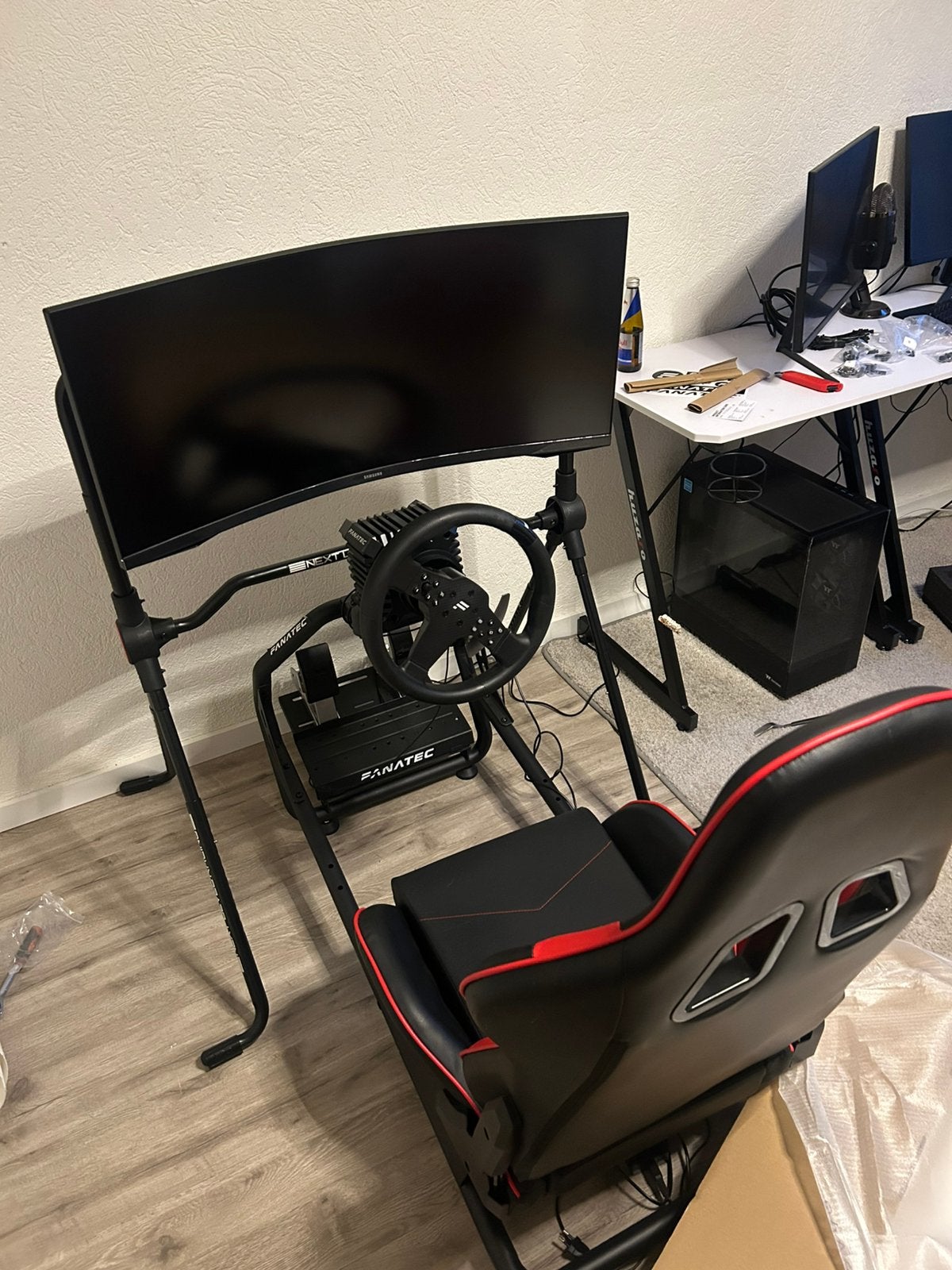 Simracing Fanatec Setup, Ophalen, Zo goed als nieuw