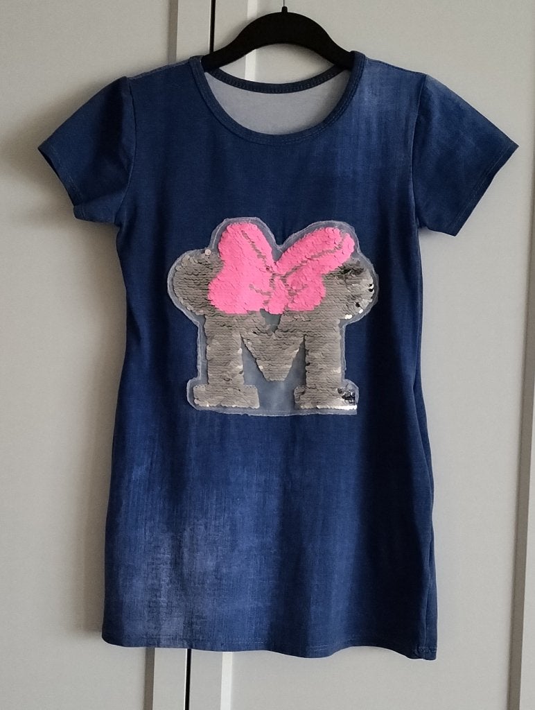 Minnie Mouse jurkje, maat 134, Ophalen of Verzenden, Zo goed als nieuw, Meisje, Jurk of Rok