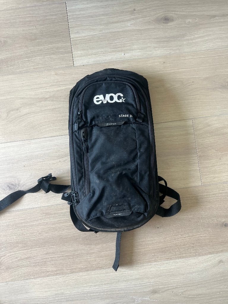 EVOC Stage 3L hydratatierugzak MTB zwart, Ophalen of Verzenden, Gebruikt, Evoc