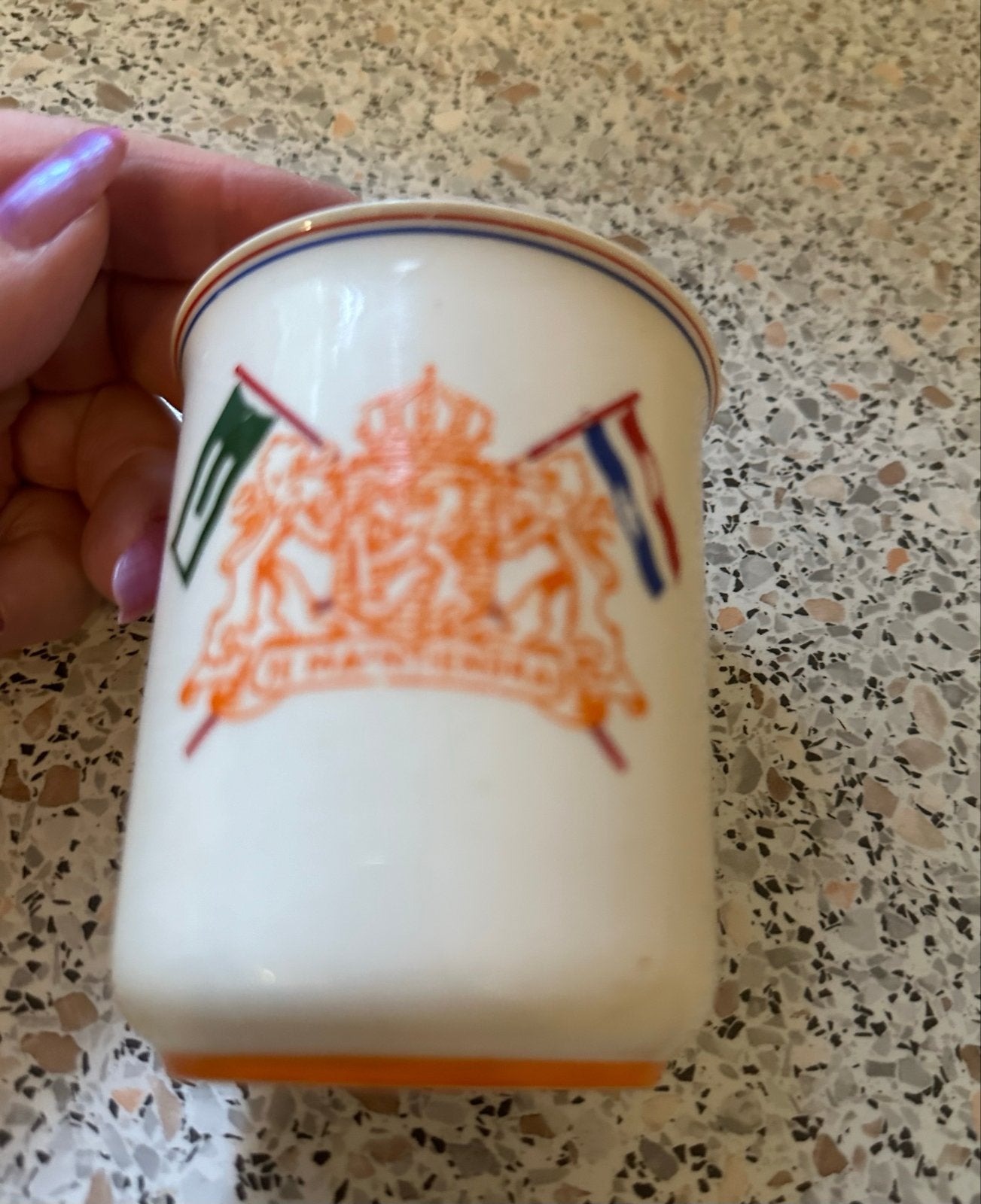 Vintage Nederlandse Bevrijdingsbeker 1945, Ophalen of Verzenden