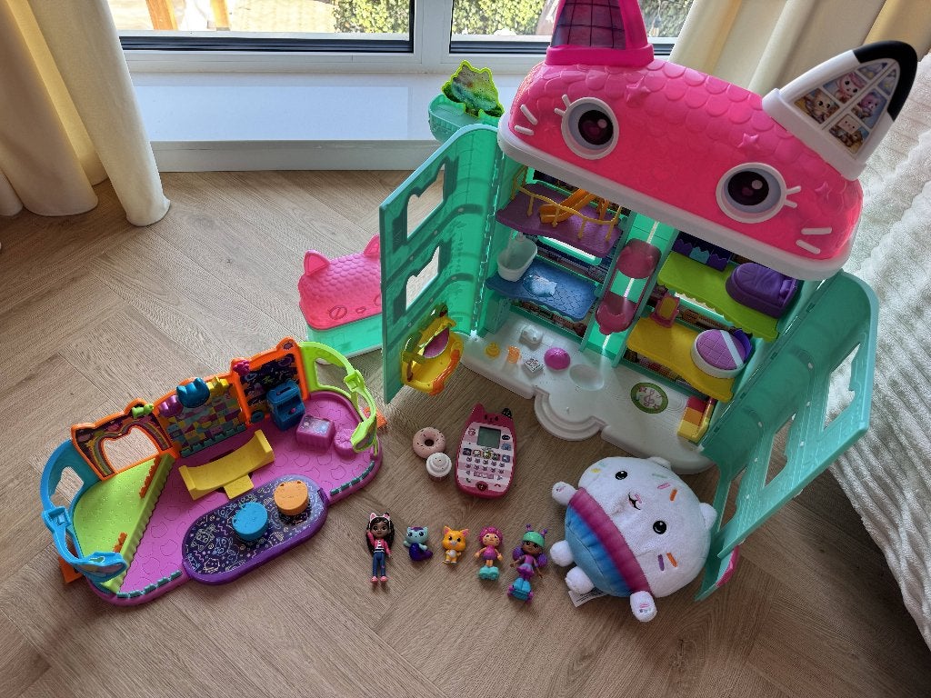 Gabby's Poppenhuis Speelset met Figuren en Accessoires, Ophalen of Verzenden, Zo goed als nieuw, Poppenhuis