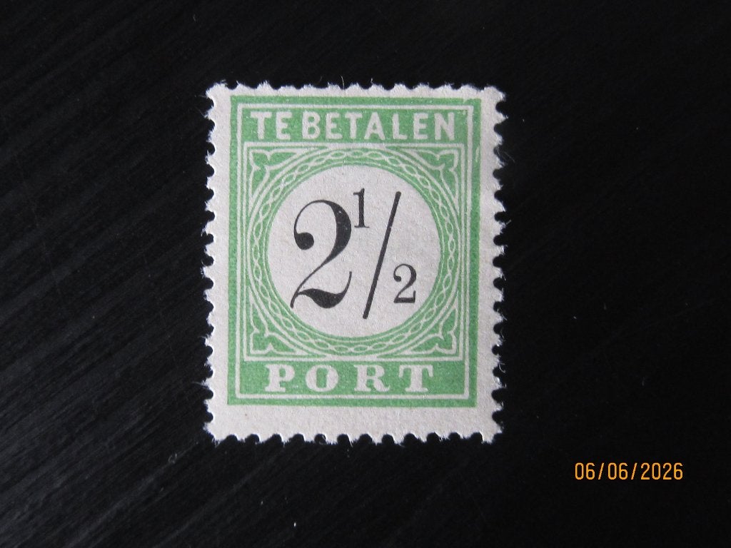 Nico Curacao Port 1 (*) Ongebruikt zonder gom 1889, Ophalen of Verzenden, Postfris
