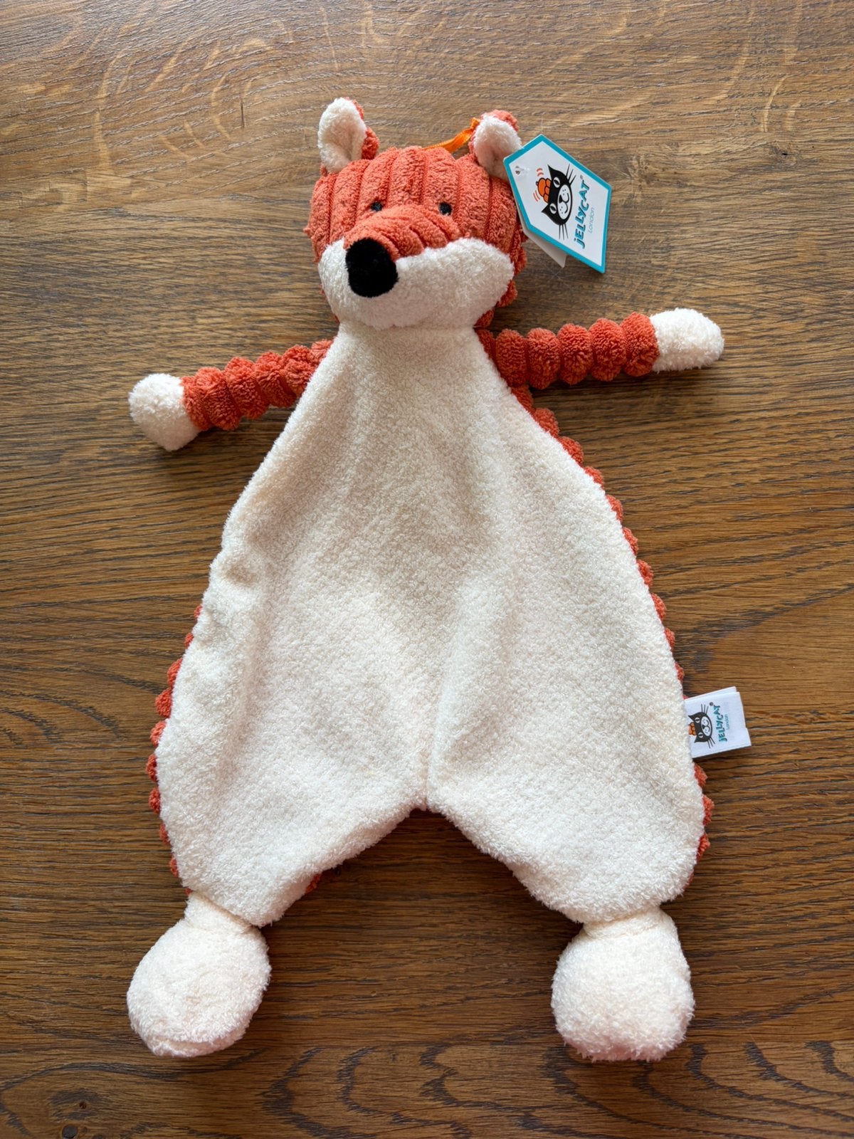 Jellycat vos speendoekje, Kinderen en Baby's, Jellycat, Overige karakters, Nieuw, Ophalen of Verzenden