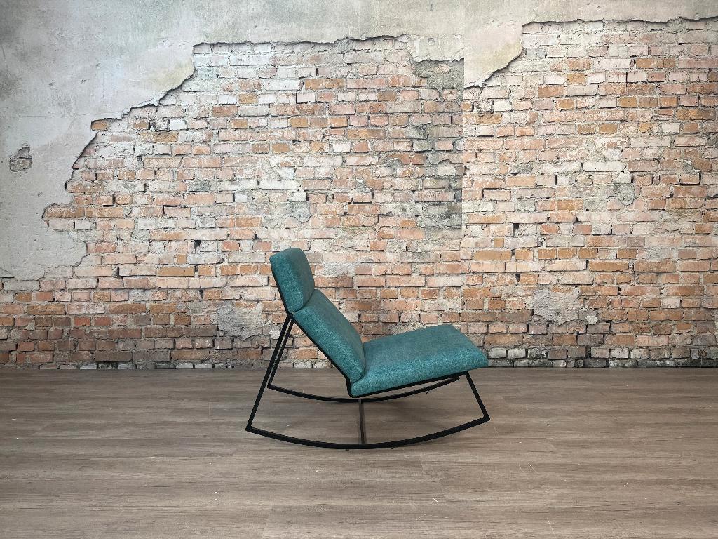 Gus Modern GT Rocker blauw bij TheReSales, Huis en Inrichting, Fauteuils, Ophalen, Design, 75 tot 100 cm, Zo goed als nieuw