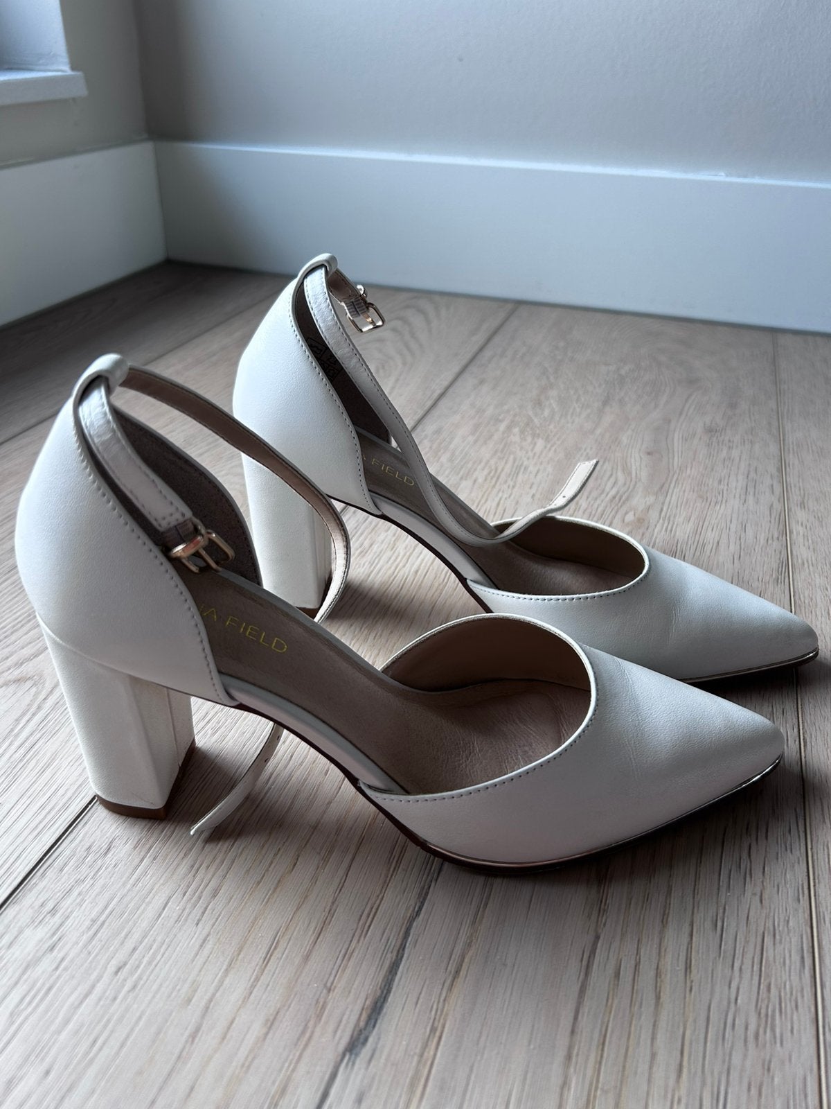 Trouwschoenen, creme, maat 37, Kleding | Dames, Ophalen of Verzenden, Zo goed als nieuw, Beige, Accessoires