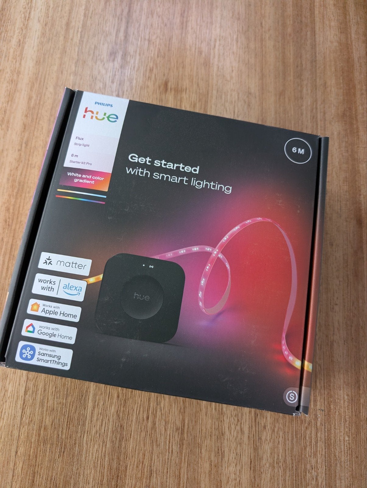 Philips Hue Flux Strip Light Starter Kit Pro 6M, Kunststof, Verzenden, Meerkleurig, Nieuw