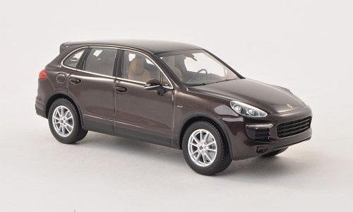 Schaalmodel Porsche Cayenne Diesel metallic donker bruin, Ophalen of Verzenden, Nieuw, Auto
