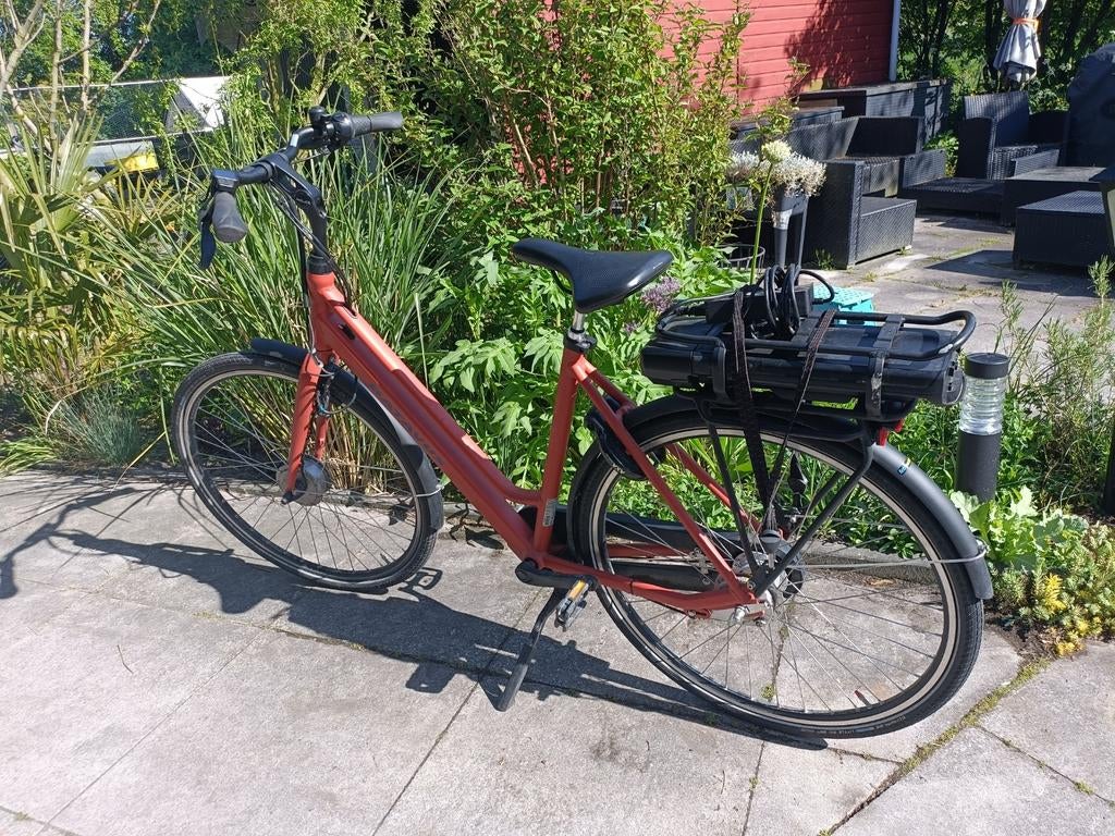 Batavus Fonk 7 E-go E-bike - Framemaat 54 cm, Fietsen en Brommers, Elektrische fietsen, Ophalen, Gebruikt, Batavus, 51 tot 55 cm