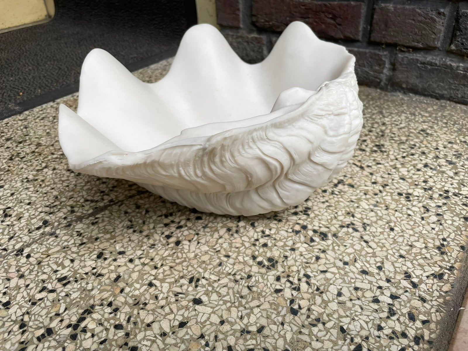 Fruit schaal schelp vorm, Huis en Inrichting, Woonaccessoires | Schalen en Manden, Ophalen, Rond