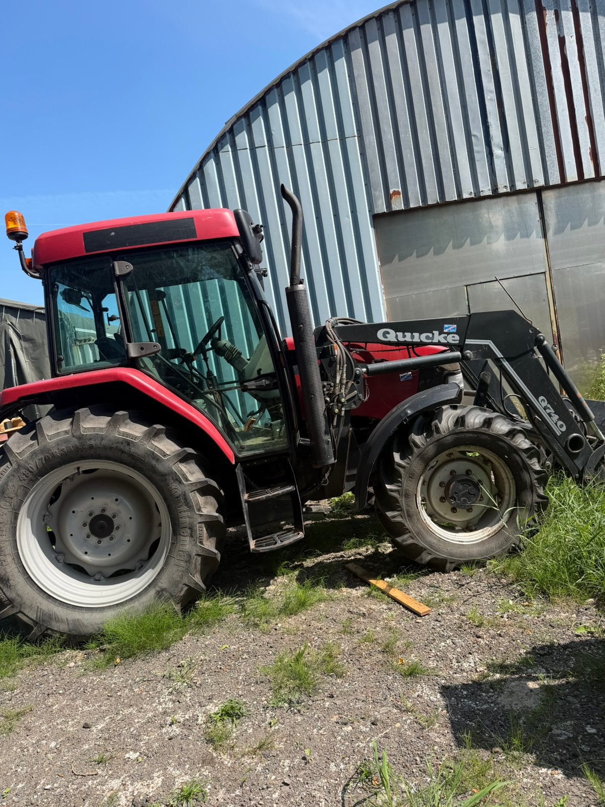 Nette Case IH tractor met Quicke voorlader, Ophalen, Gebruikt, Tot 80 Pk, Case IH