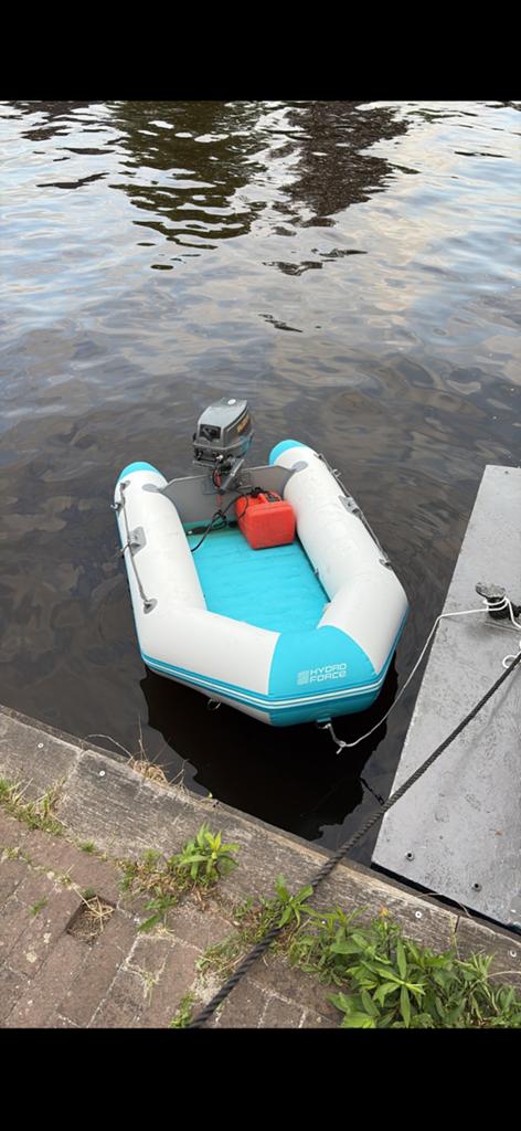 Bootje 8pk 2t, Watersport en Boten, Ophalen, Zo goed als nieuw