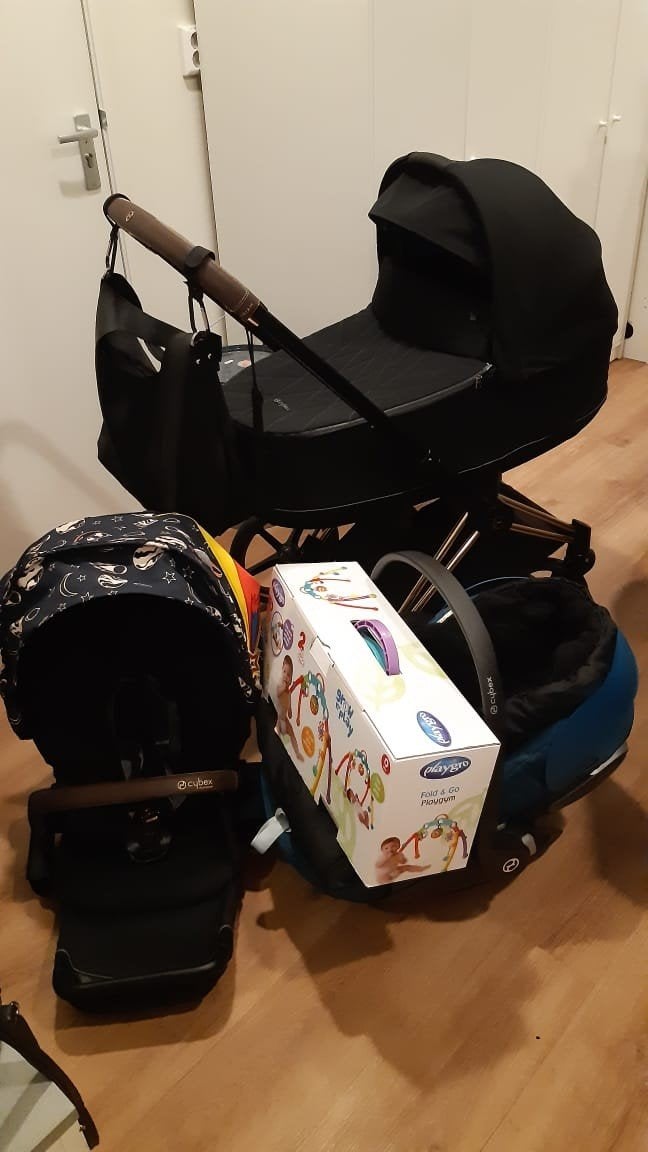 Cybex priam 3in1, Ophalen, Zo goed als nieuw, Overige merken, Met autostoeltje