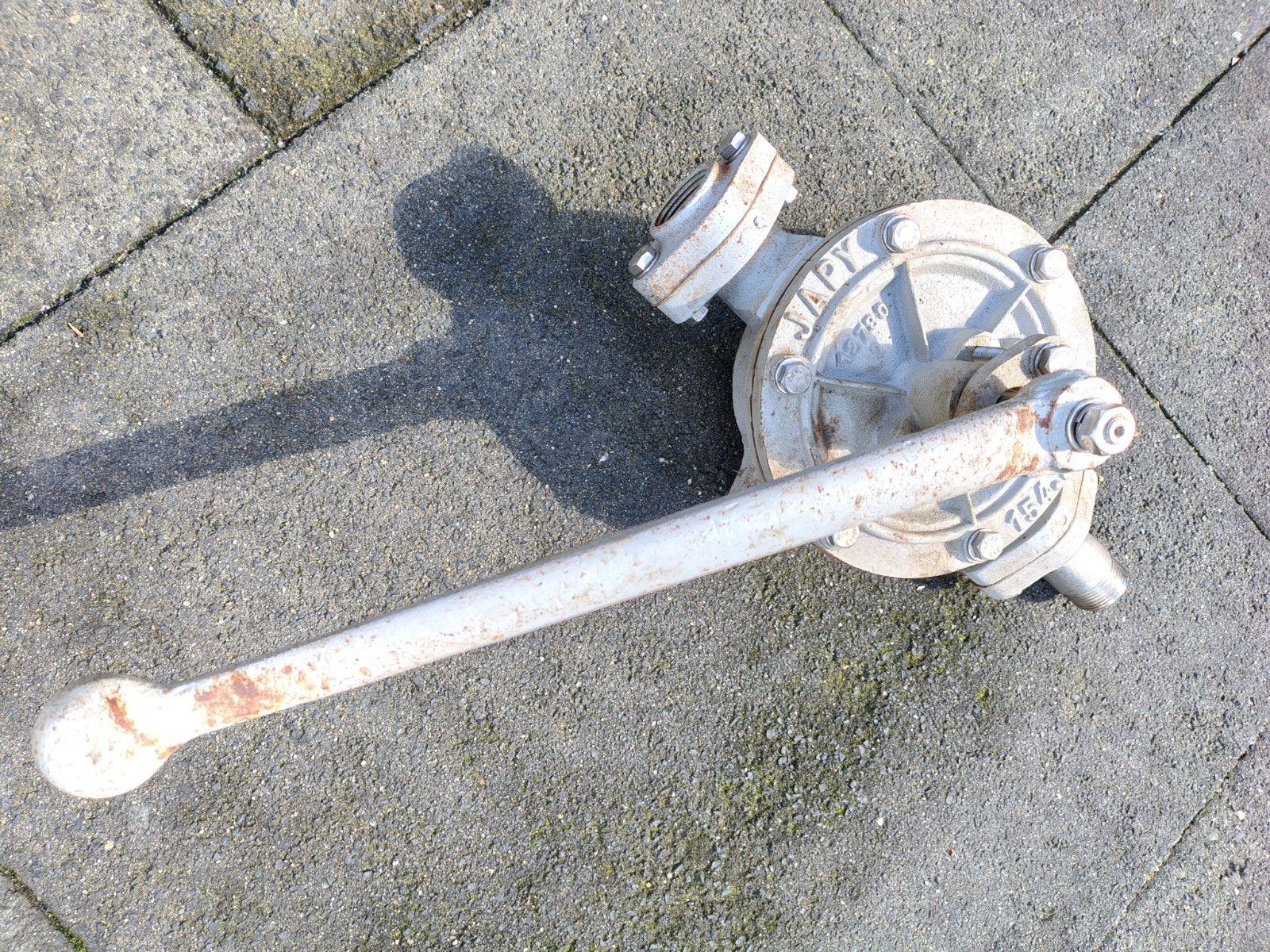 Vleugelpomp, werkende, Tuin en Terras, Ophalen, Gebruikt, Handmatig, Regentonpomp