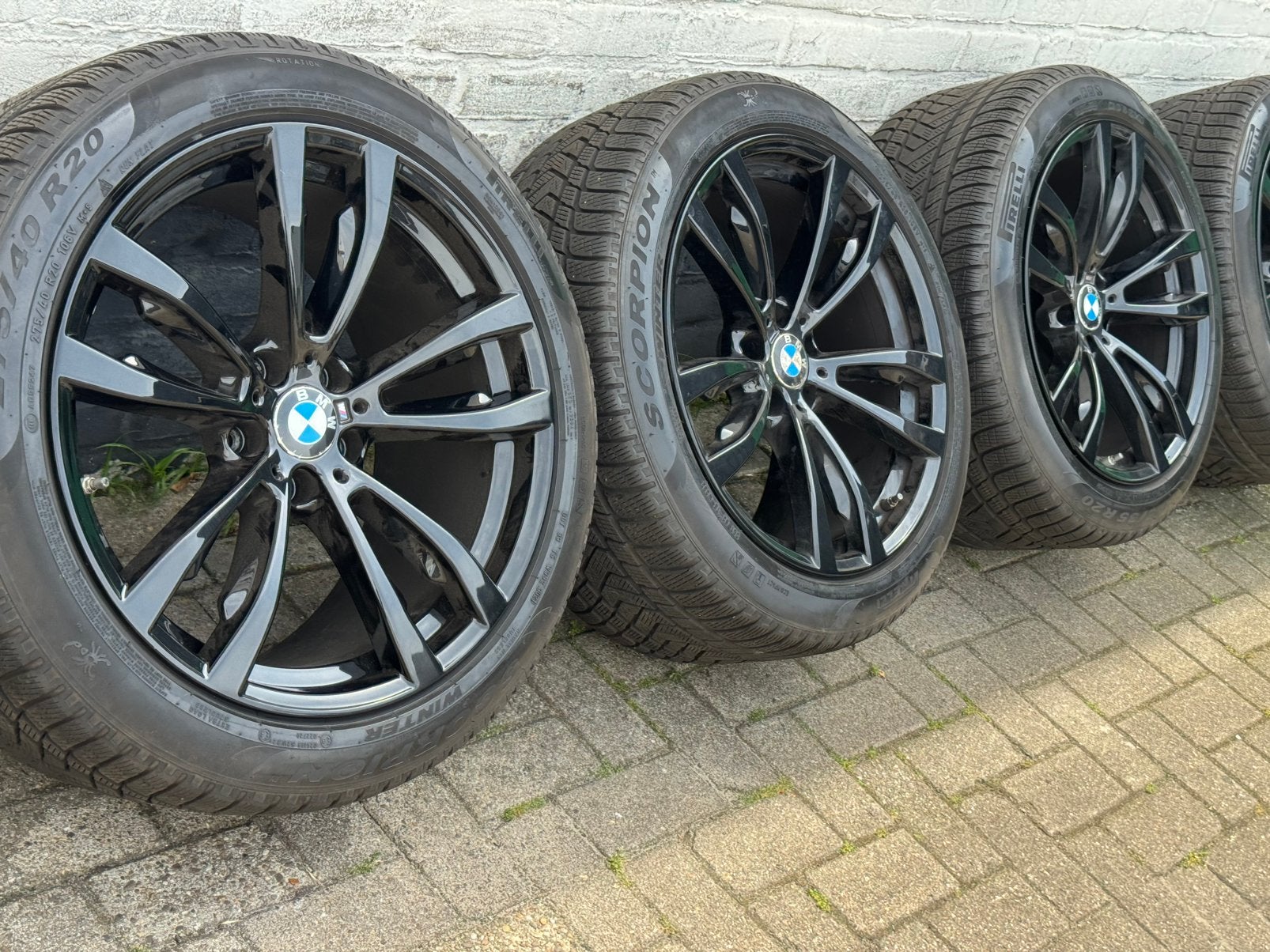 20 inch bmw X5 breedset velgen banden, Auto-onderdelen, Banden en Velgen, Ophalen, Gebruikt, 275 mm, Banden en Velgen