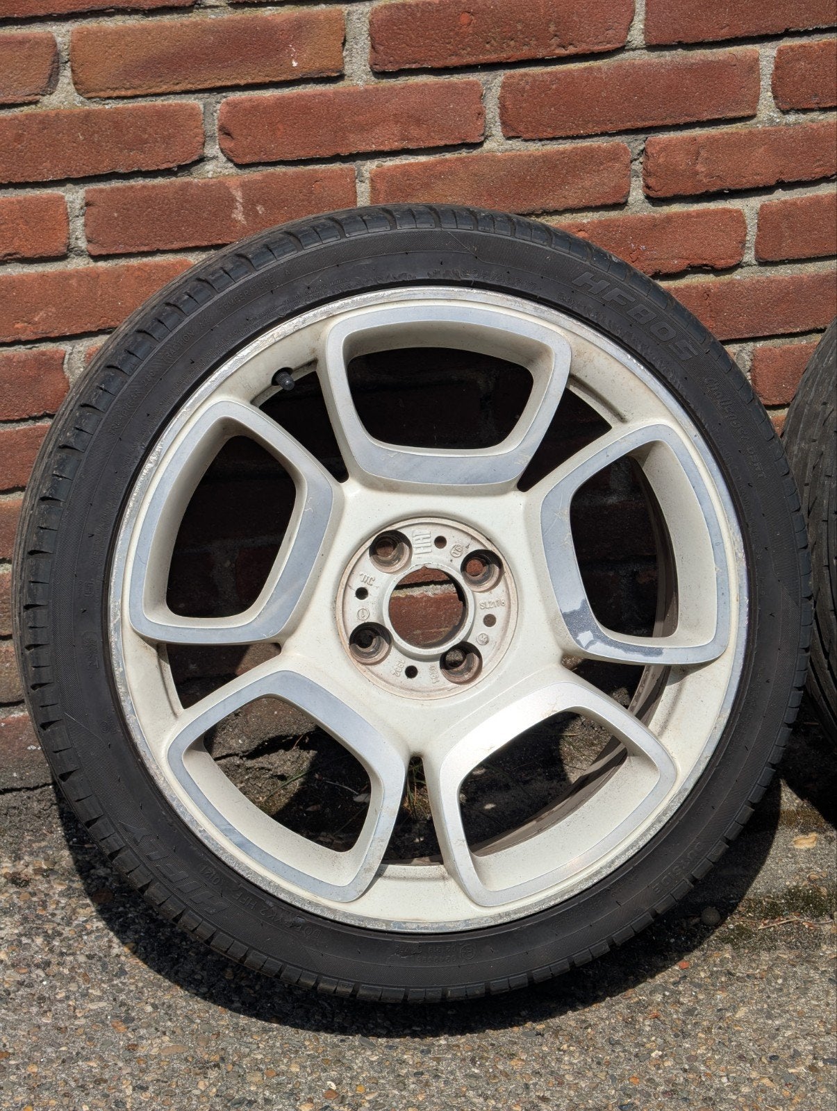 Abarth velgen 17inch wit, Ophalen