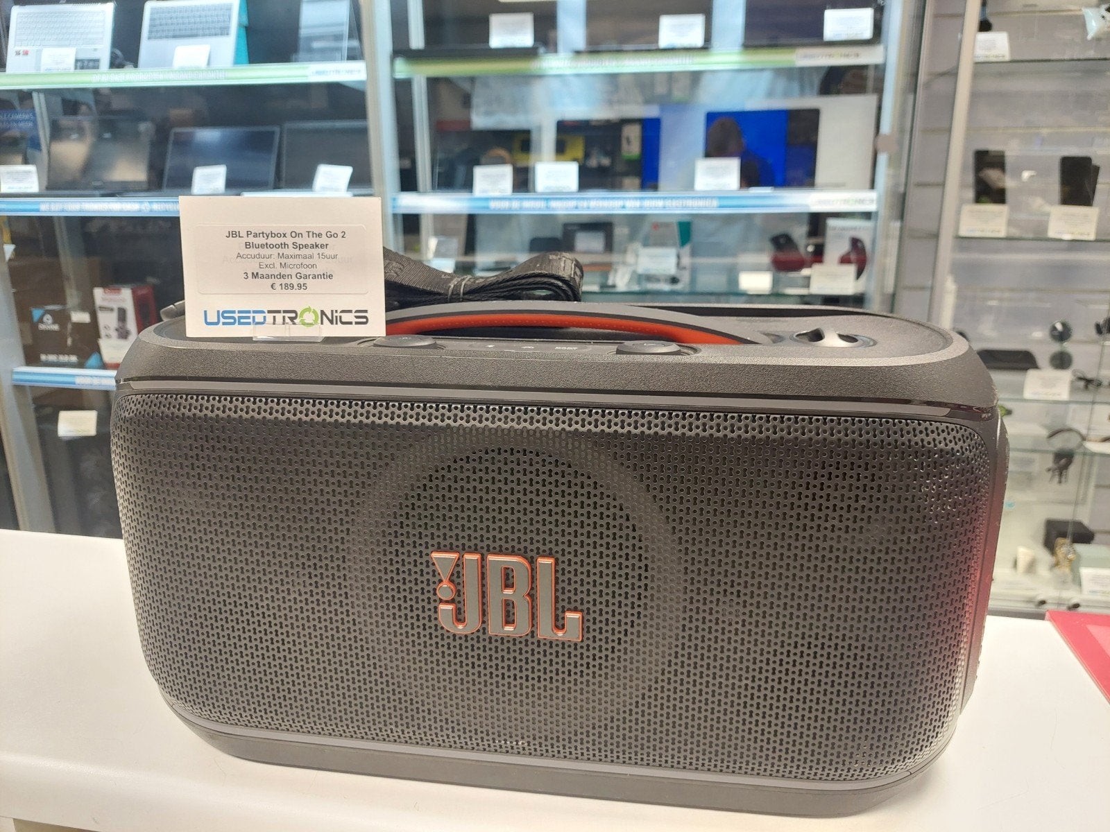 JBL Partybox On The Go 2 Bluetooth Speaker, Ophalen, JBL, Party speaker, Minder dan 60 watt