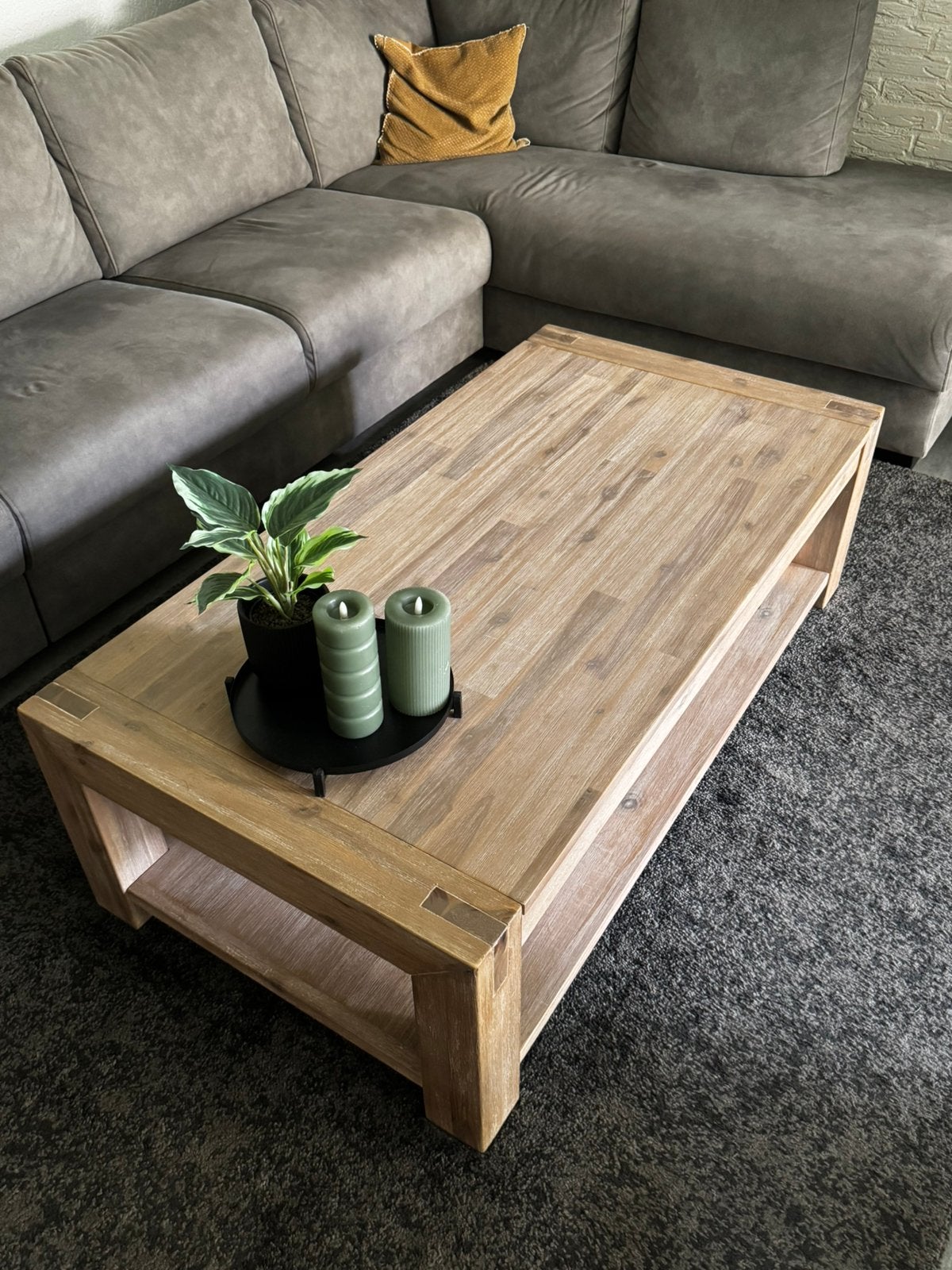 Salontafel Salzburg – acaciahout, Ophalen, Gebruikt, 100 tot 150 cm, Salzburg