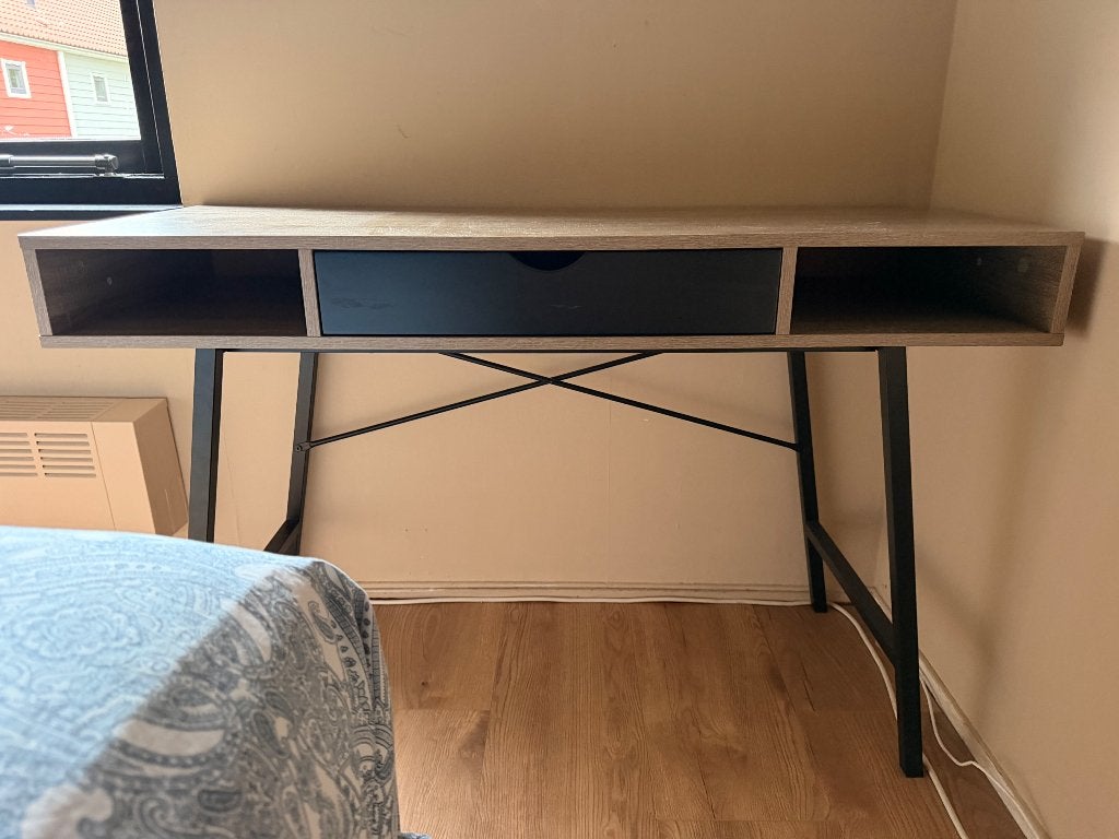 Bureau, Industrieel, Ophalen, Zo goed als nieuw, Schoolbureau