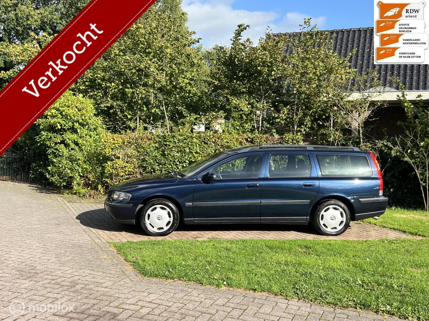 Volvo V70 2.4/170pk Comfort Line 2001 7 persoons uitvoering!, Voorwielaandrijving, 170 pk, Stoelverwarming, 5 stoelen