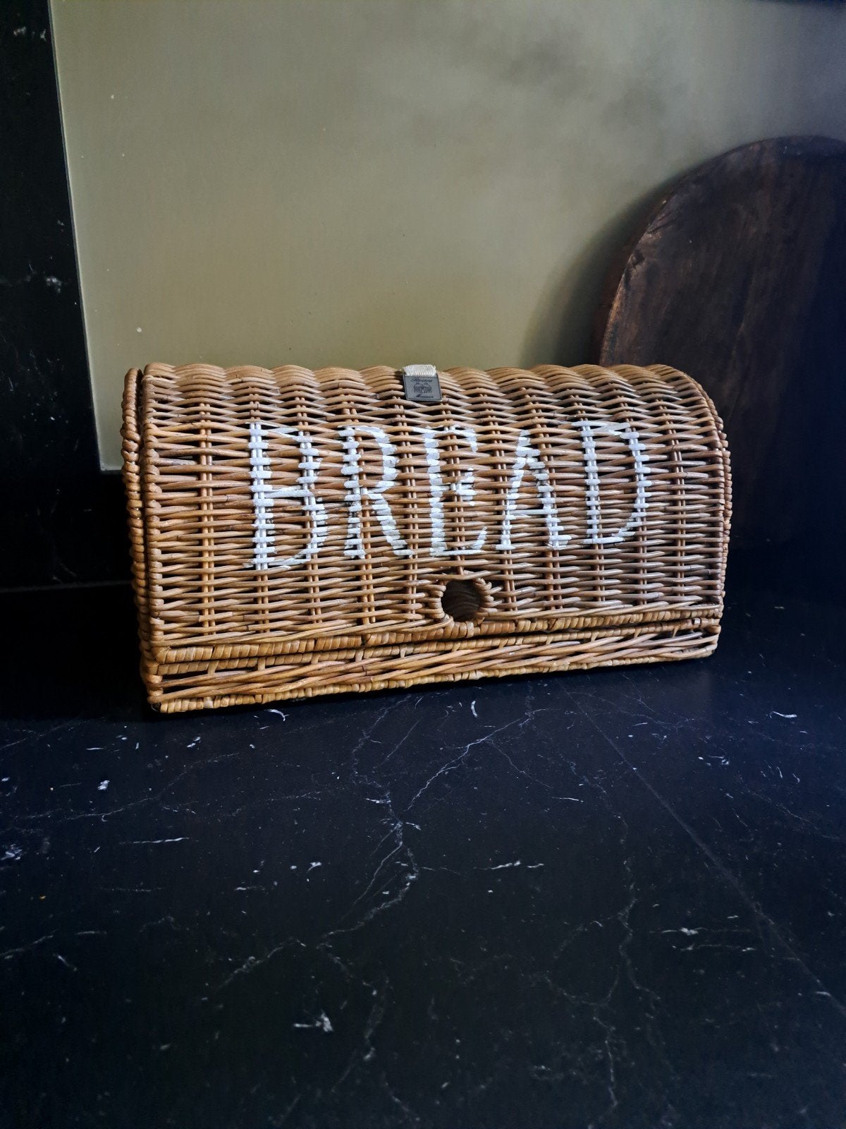 Riviera Maison broodmand rattan rustic sober, Ophalen, Zo goed als nieuw, Rond, Riet