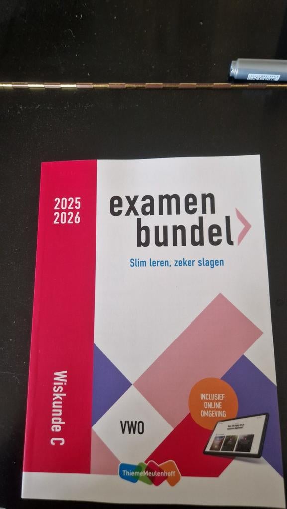 Samengevat en Examenbundel Wiskunde C VWO 2025-2026, ThiemeMeulenhoff, Ophalen of Verzenden, Beta, WO