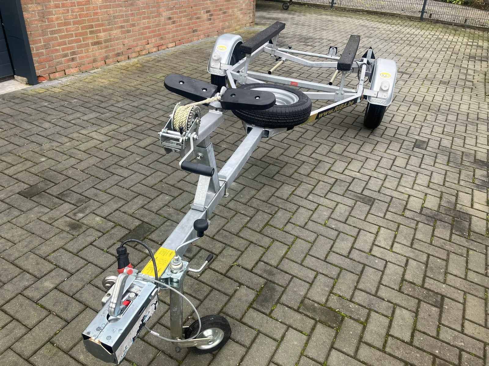 Riba trailer, zeer nette staat. 2x gebruikt.  550 kg, Minder dan 1500 kg, Gebruikt, Verstelbare verlichting, Overige typen