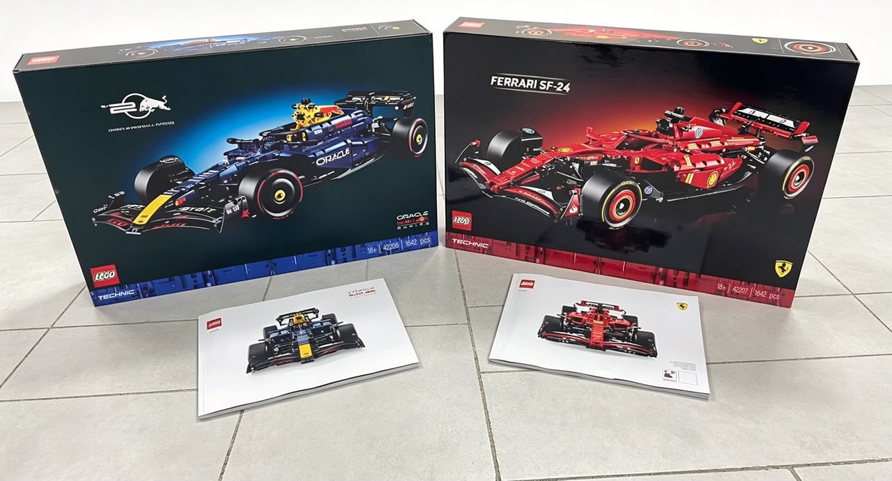 Lego F1 Redbull en F1 Ferrari nieuw in doos, Lego, Nieuw, Ophalen of Verzenden, Complete set