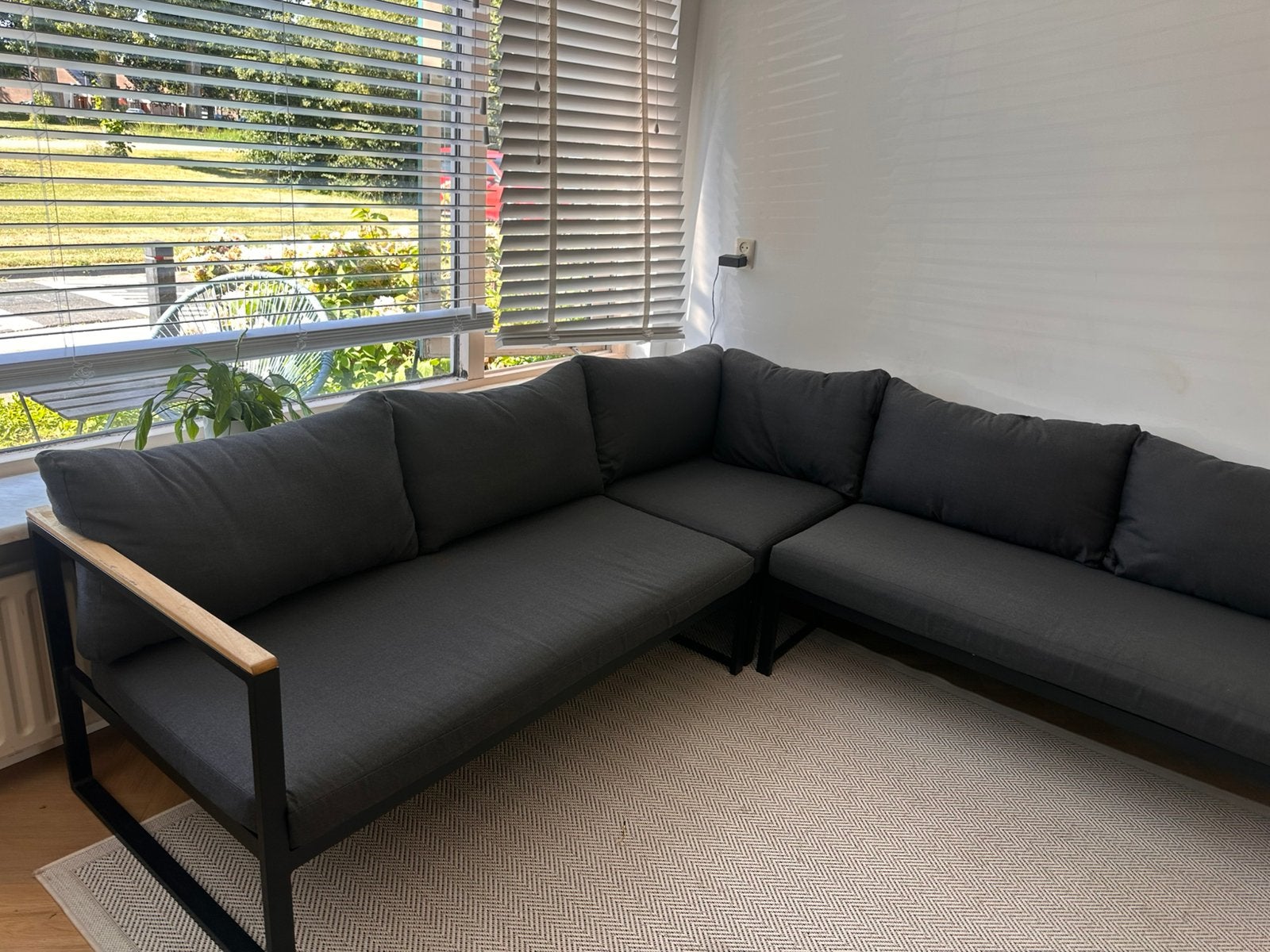Loungeset tuin, Huis en Inrichting, Ophalen, Zo goed als nieuw, Hout