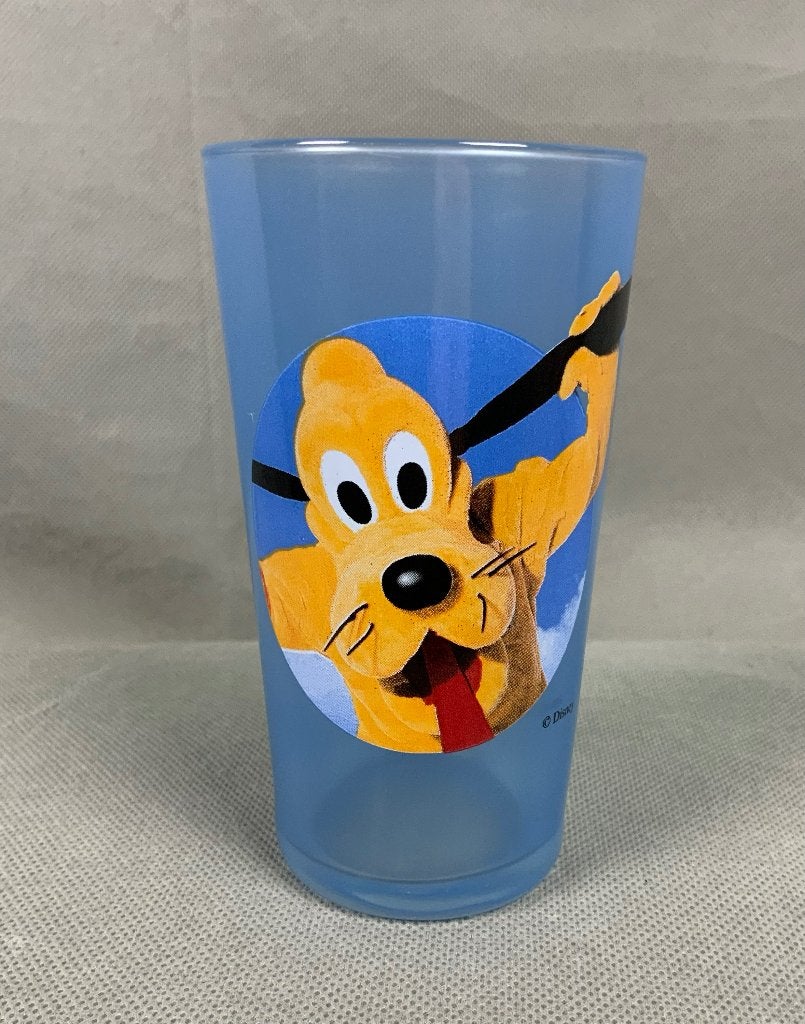Vintage Disneyland Paris / Esso Pluto glas uit 1998, Verzamelen, Disney, Ophalen of Verzenden, Goofy of Pluto, Zo goed als nieuw