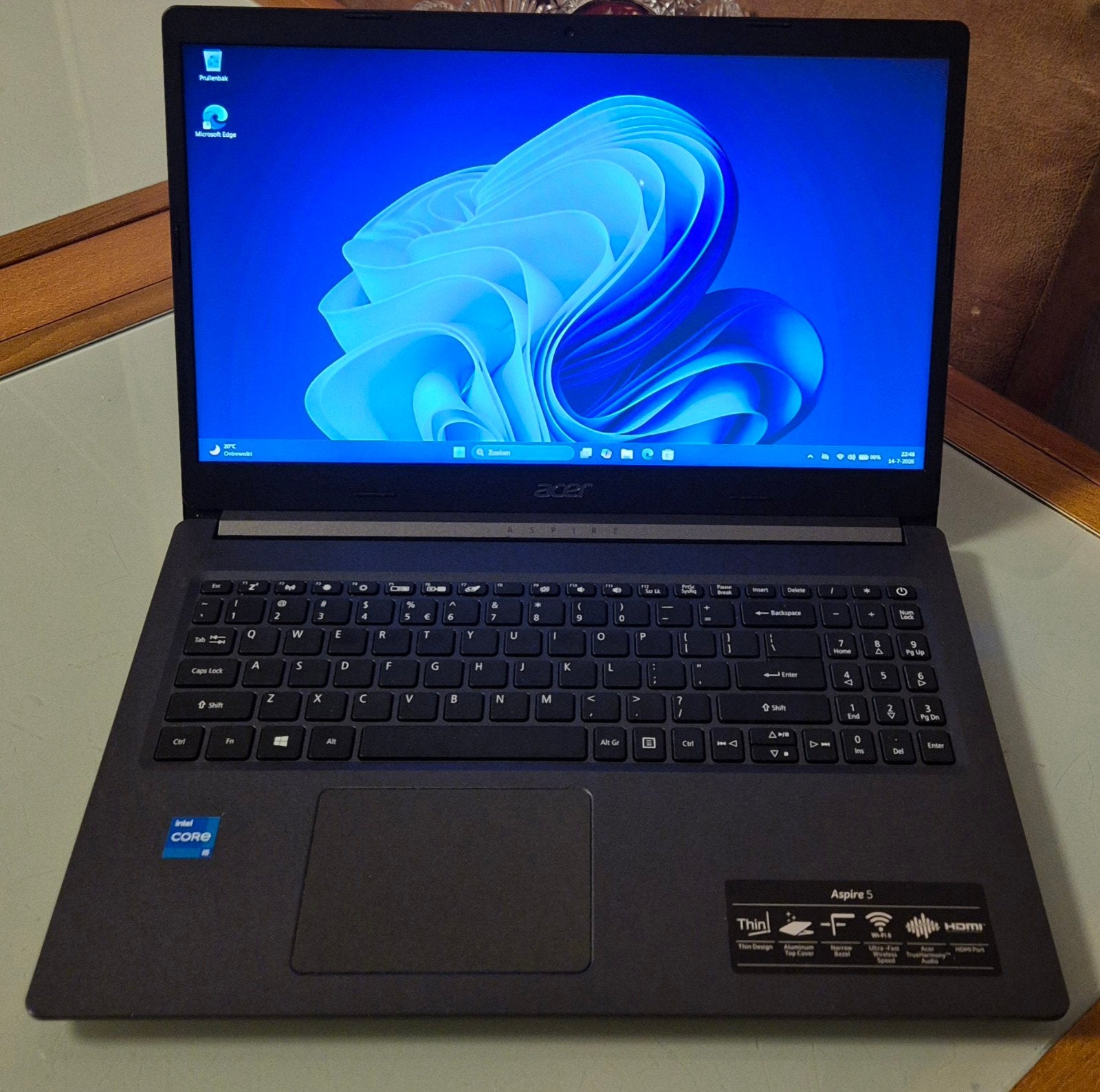 acer aspire 5 met windows 11, Computers en Software, Windows Laptops, Gebruikt, 8 GB, Acer Aspire 5, Ophalen of Verzenden
