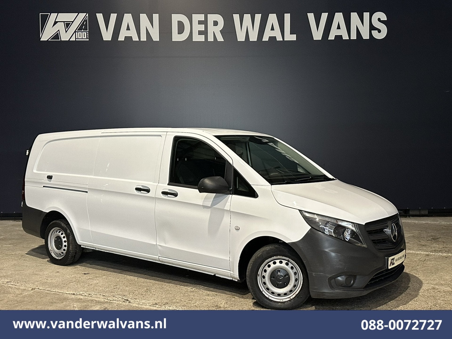 Mercedes-Benz Vito 110 CDI 102pk L3H1 Euro6 Airco | Cruiseco, Auto's, Voorwielaandrijving, Dealer onderhouden, Gebruikt, 4 cilinders