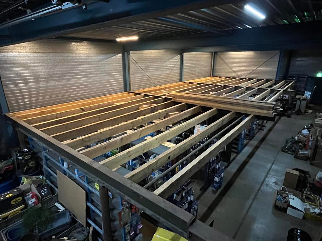 Houten balken 7,5x20x498cm, Doe-het-zelf en Verbouw, Hout en Planken, Ophalen, Gebruikt, Balk, Vuren