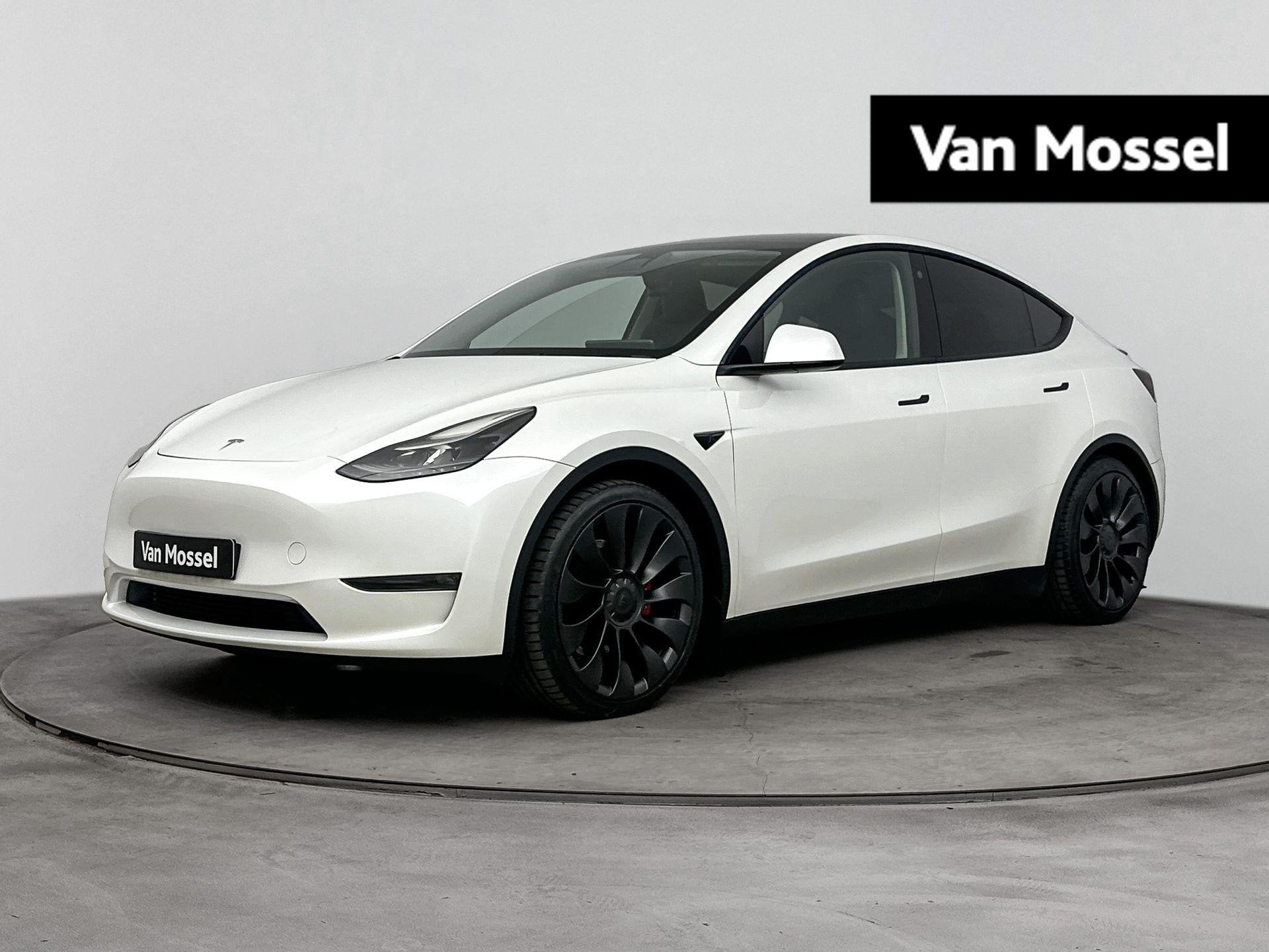 Tesla Model Y Performance AWD 75 kWh 463PK | Trekhaak 1600KG, Automaat, Gebruikt, 495 min, 462 pk