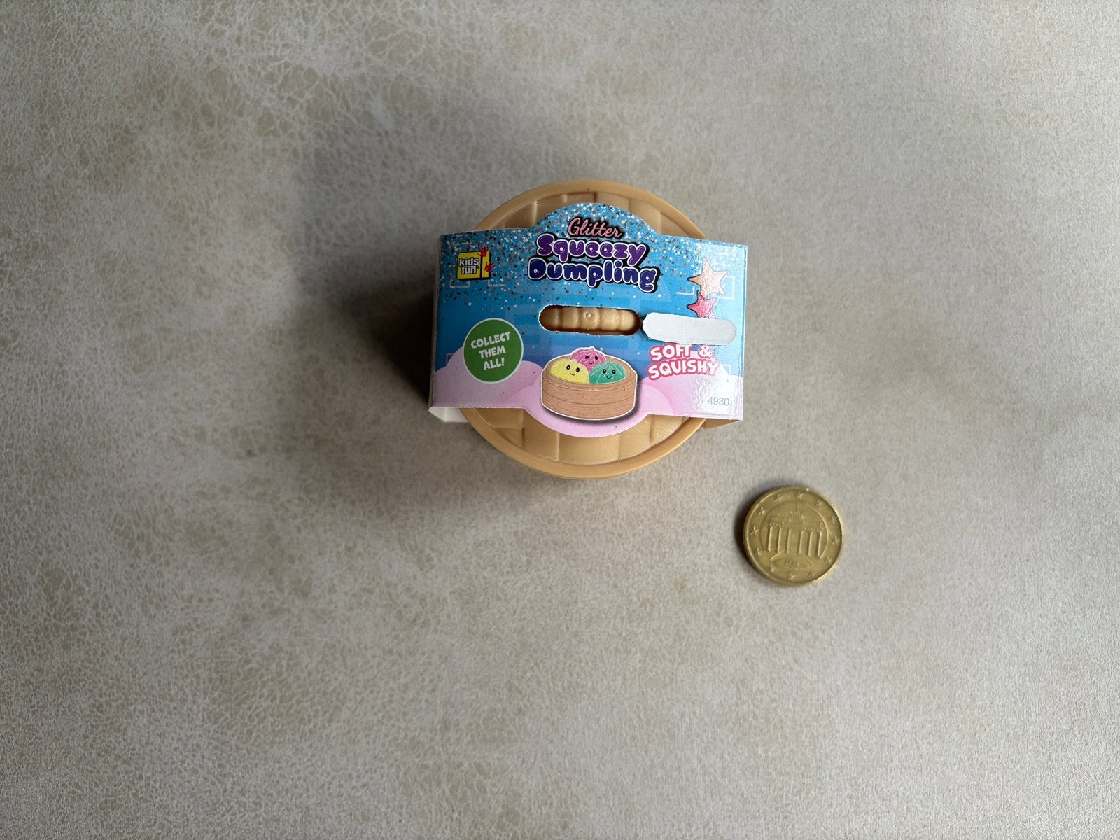 Squishy Glitter Dumpling met Opbergbakje – 6cm, Ophalen of Verzenden, Nieuw, Jongen of Meisje