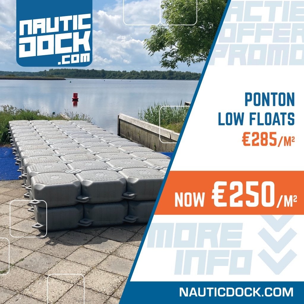 Drijvers prijs per m2 | NauticDock | Steiger Vlot Ponton, Info@nauticnederland.nl, Nieuw, Motor en Techniek, NauticDock