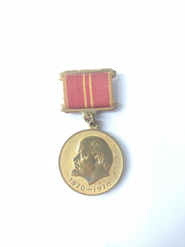 R Sovjet Unie medaille Lenin Commemorative Centanery, Verzamelen, Ophalen of Verzenden, Landmacht, Nederland, Lintje, Medaille of Wings
