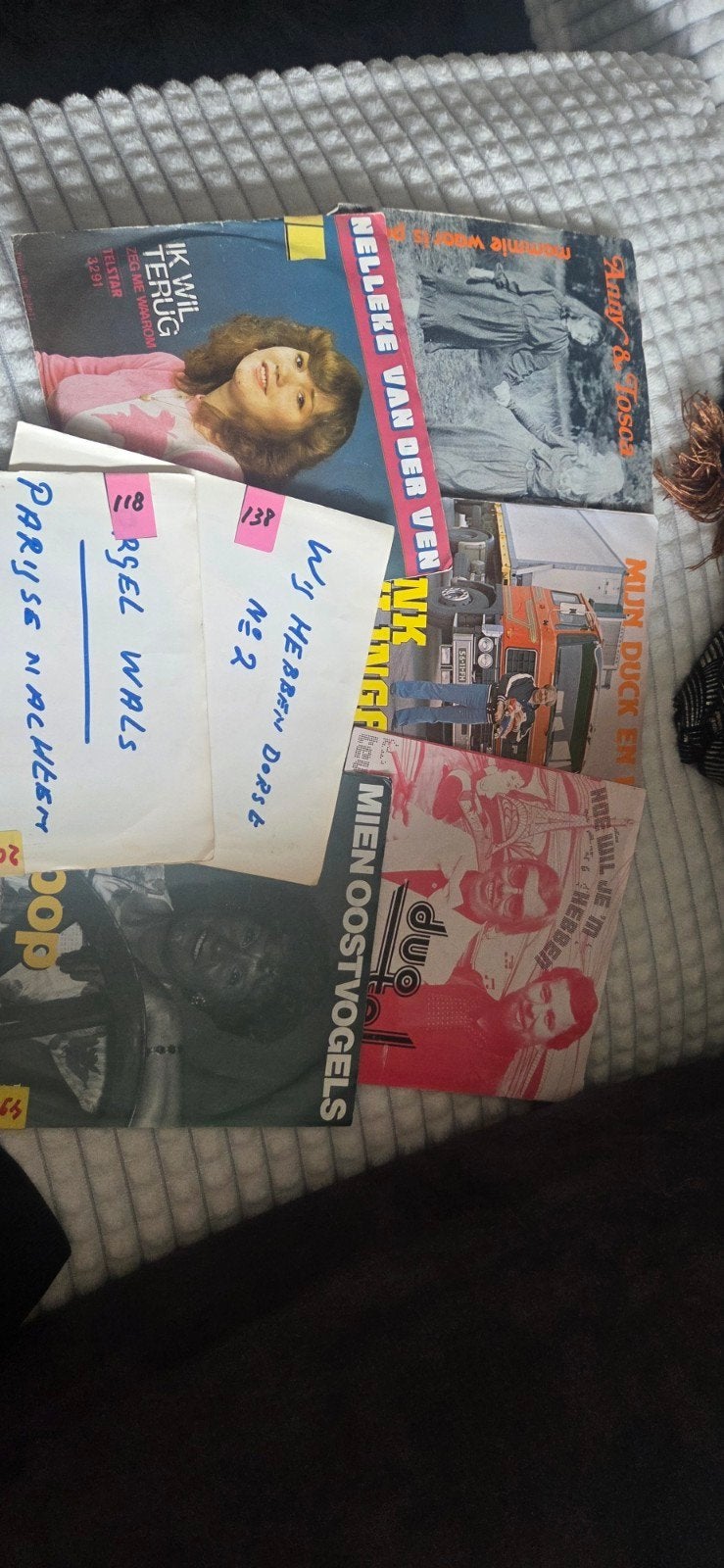 Singles Nelleke, Anny & Tosca, Duo Mien Oost, Gebruikt, 7 inch, Single, Ophalen of Verzenden