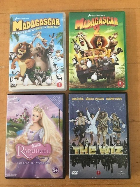 Dvd Madagascar I en II, Alle leeftijden, Ophalen of Verzenden, Zo goed als nieuw, Overige genres